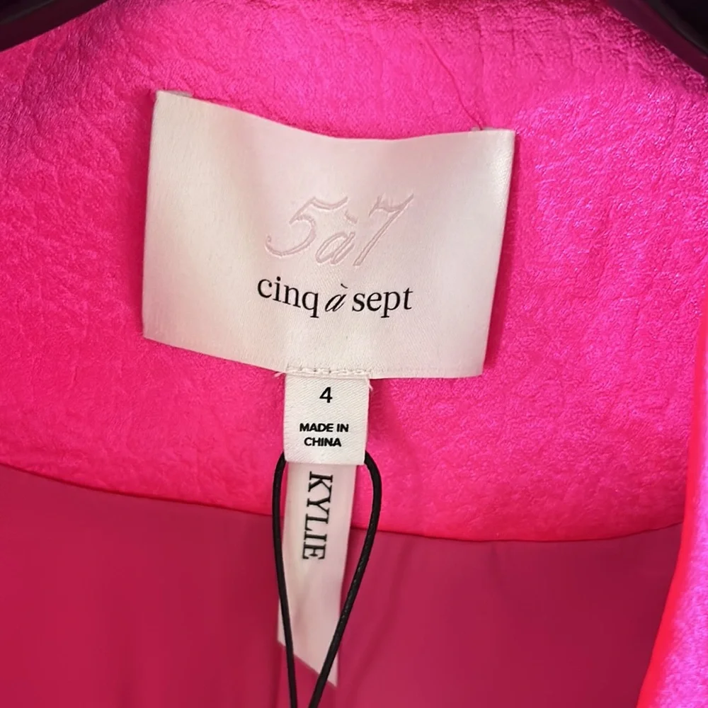 New Cinq a Sept Kylie satin blazer